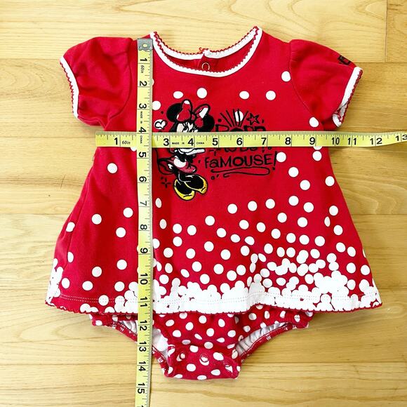 Disney Parks Minnie Mouse Dress One Piece Size 12 Months - Picture 11 of 11